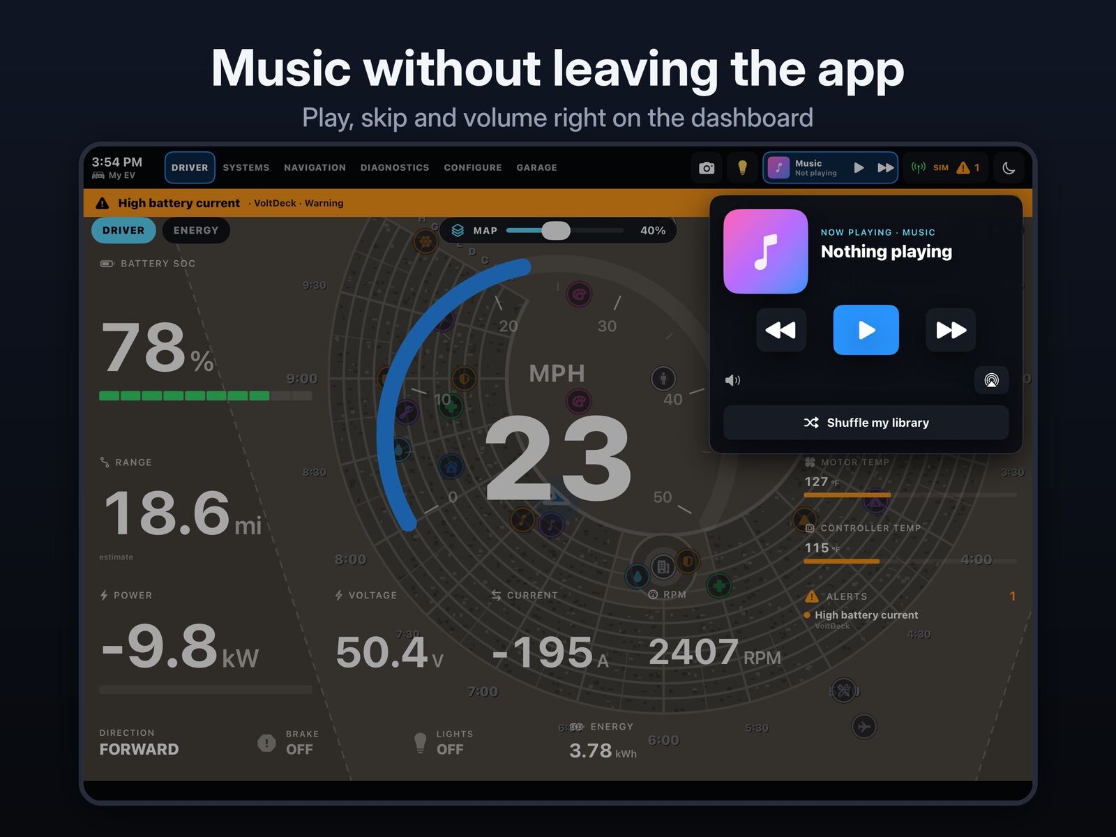 Music controls